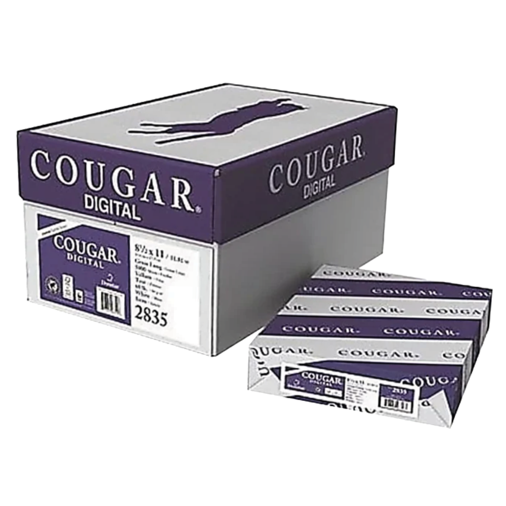 8 5 x 11 smooth paper cougar custom printing